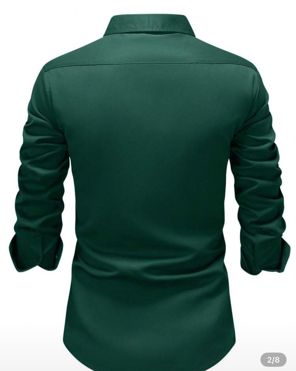 Classic Slim-Fit Long Sleeve Dress Shirt