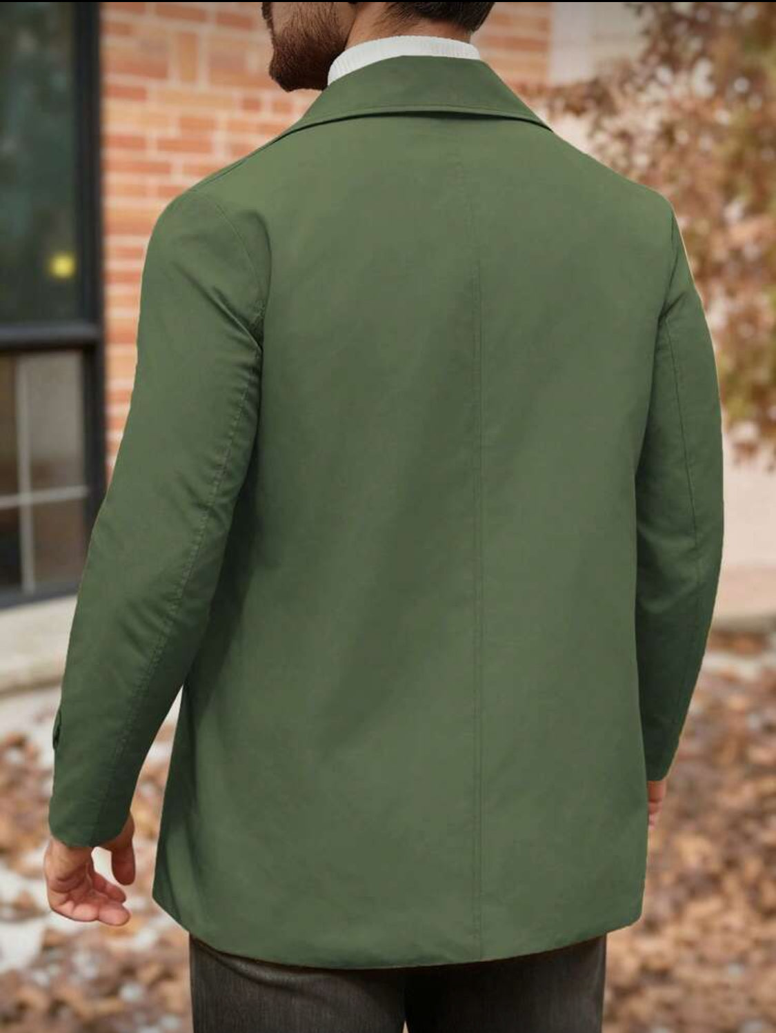 Men’s Classic Double-Breasted Peacoat