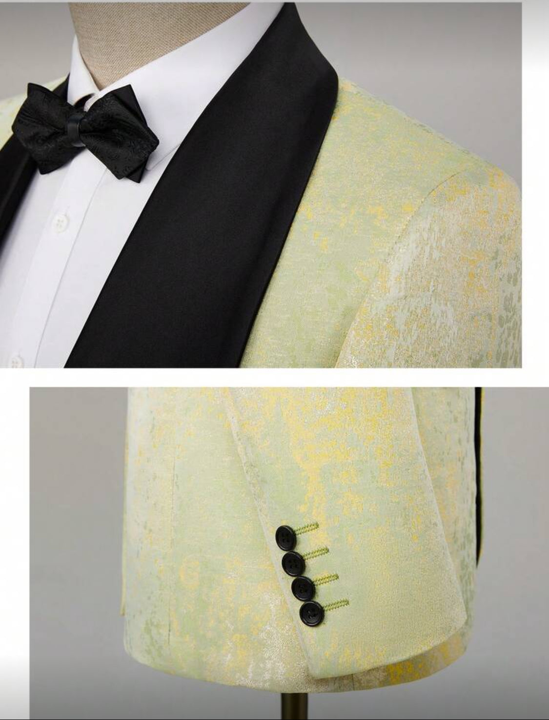 Emerald Royale Floral Tuxedo Set