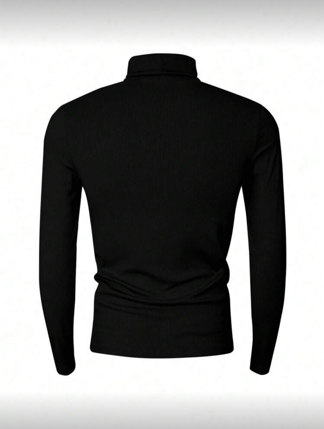 Men’s Slim Fit Ribbed Turtleneck Sweater