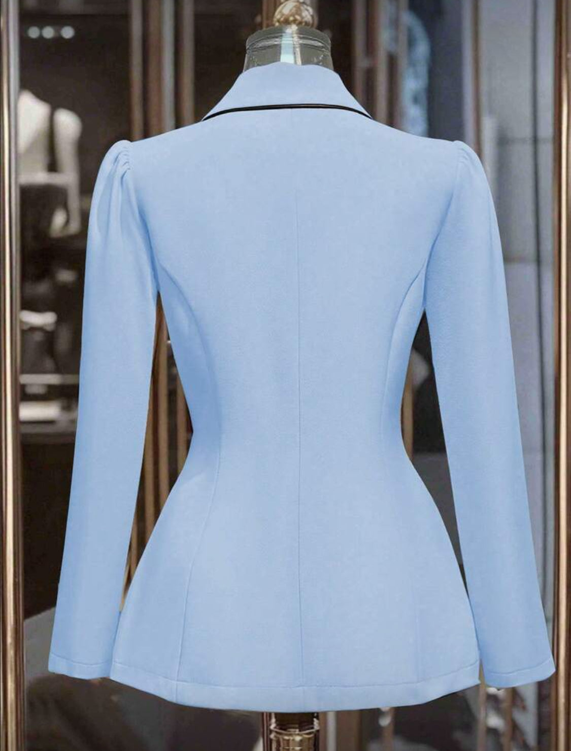 Elegant Double-Breasted Tailored Blazer