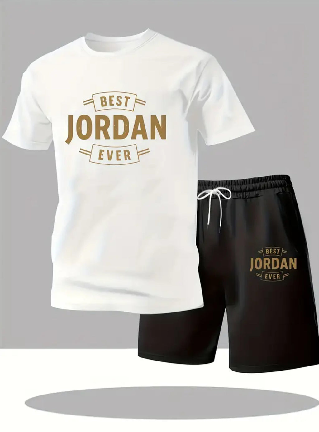 Best Jordan Ever™ Casual Two-Piece Set – T-Shirt & Shorts”