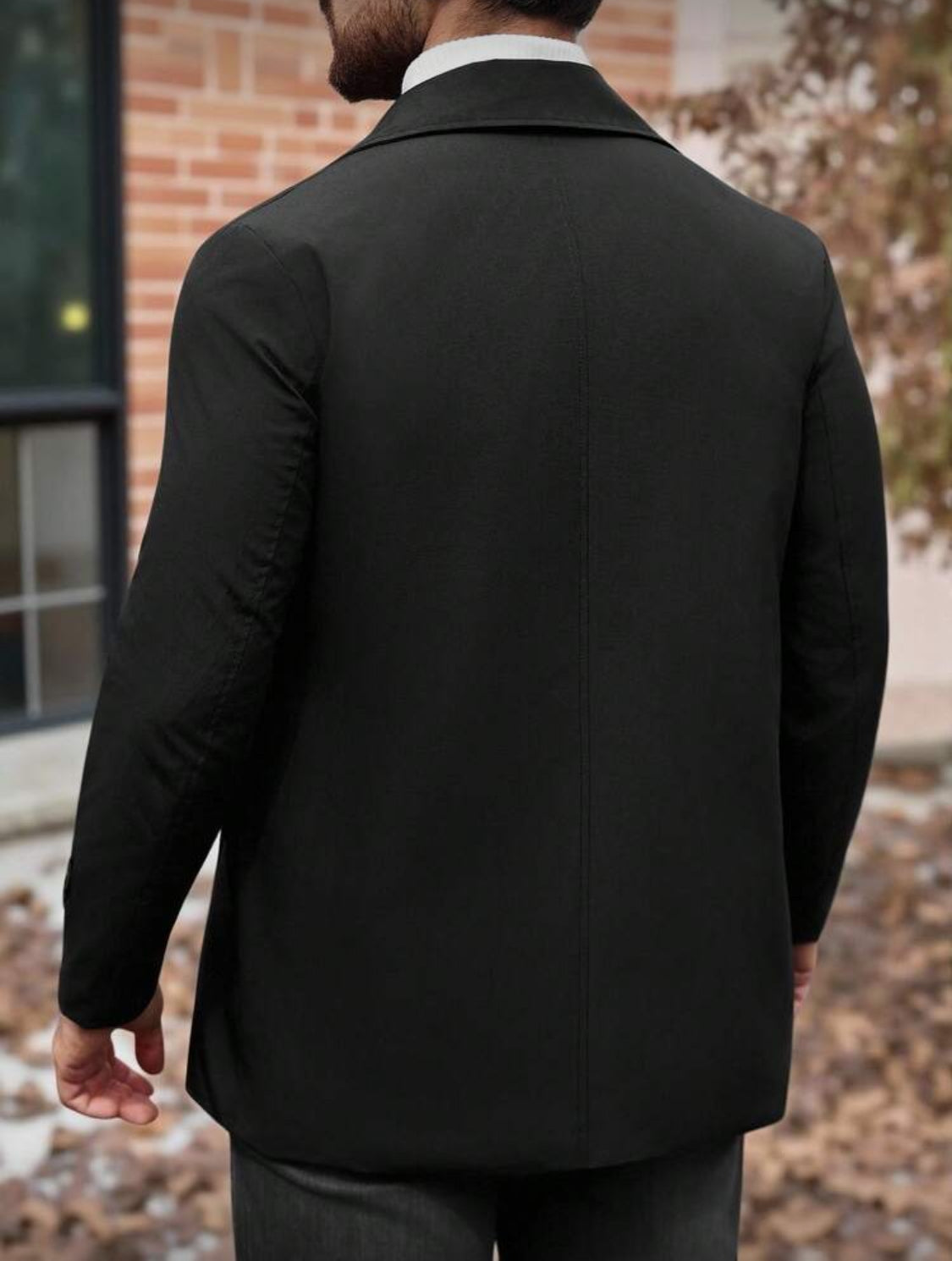 Men’s Classic Double-Breasted Peacoat