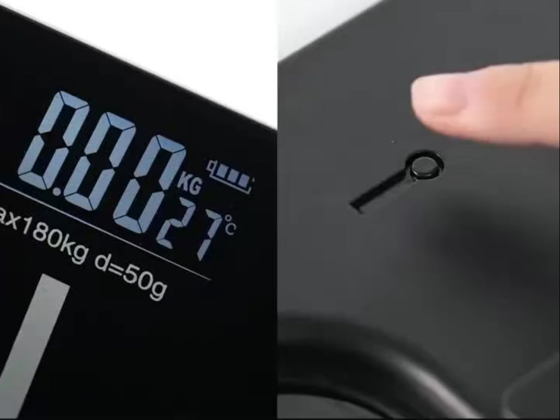 High-Definition Digital Bathroom Scale – Large LED Display, 396 lb Capacity