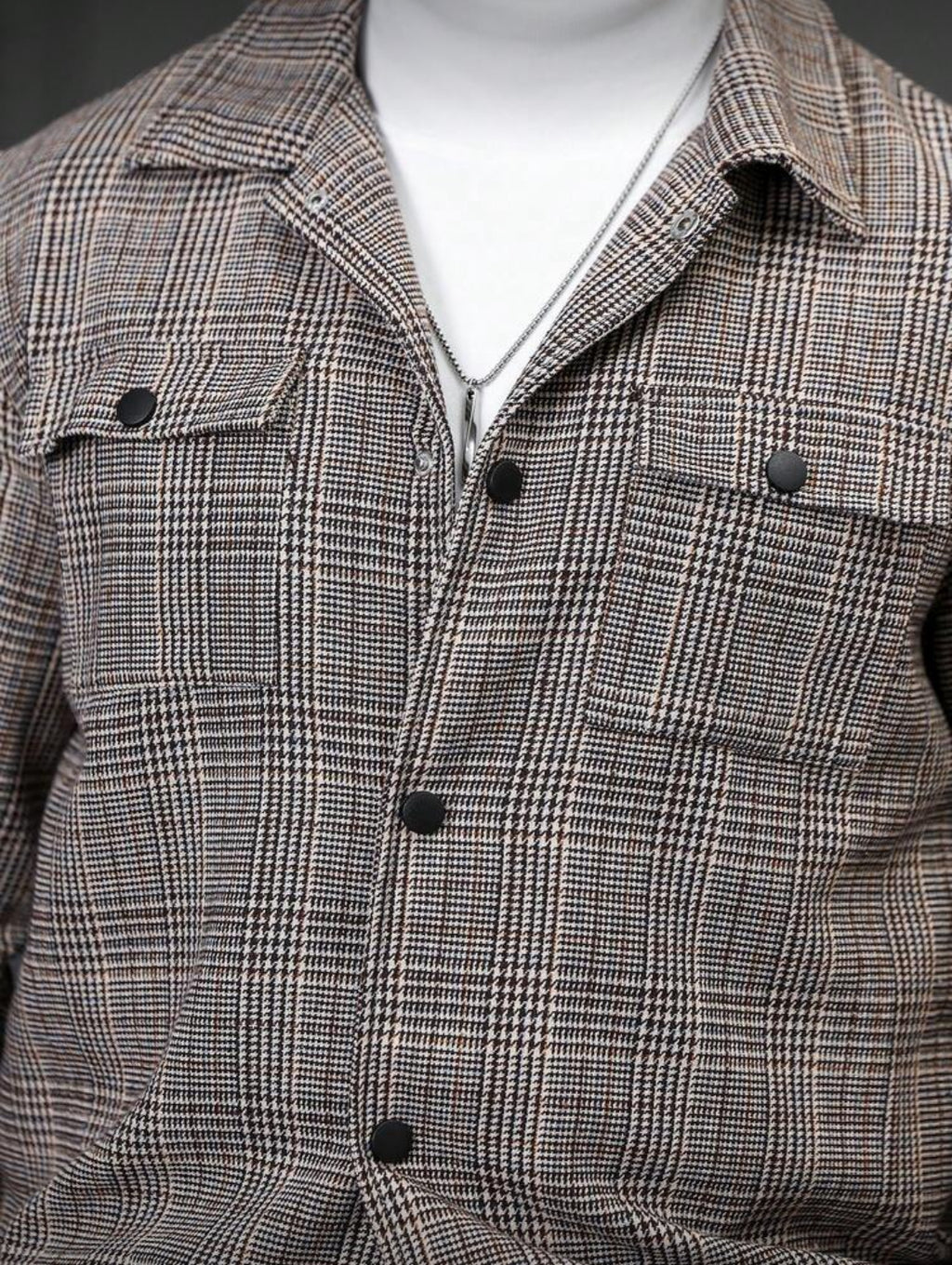 Men’s Classic Plaid Two-Piece Set