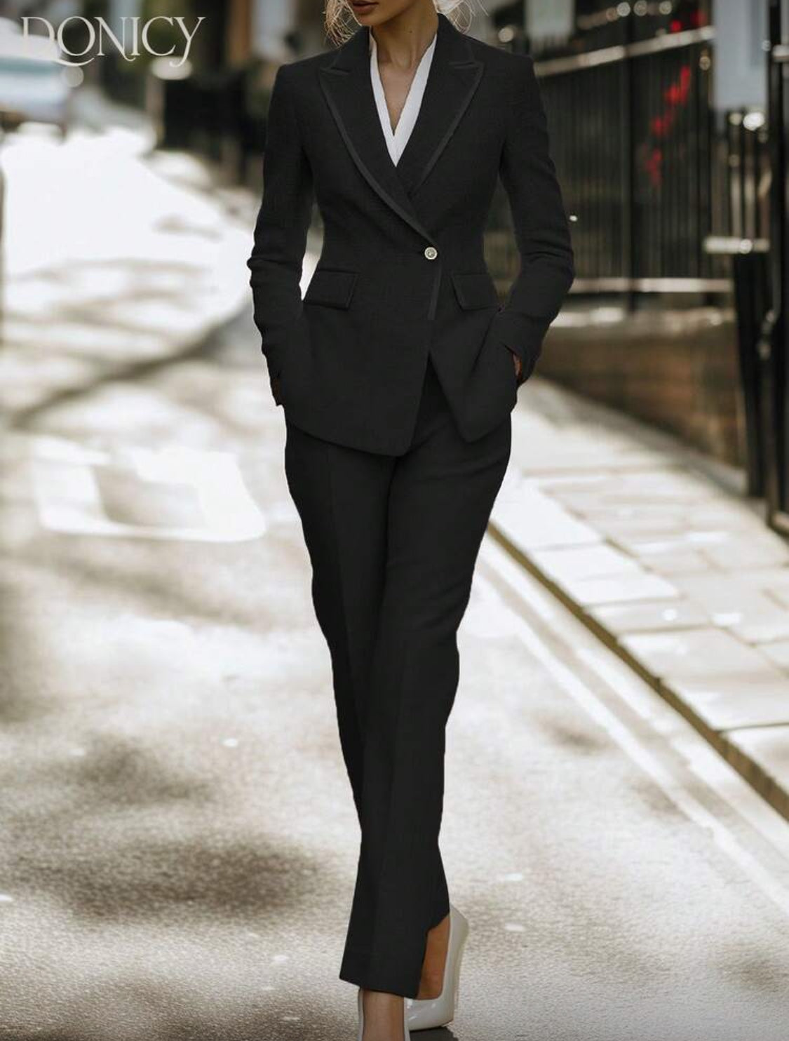 Elegant Tailored Women’s Suit Set