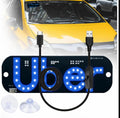USB LED Uber Sign – Bright Ride-Share Dashboard Light with On/Off Switch