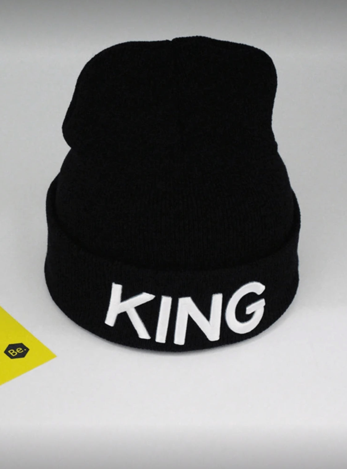 King & Queen Couple Beanie Set