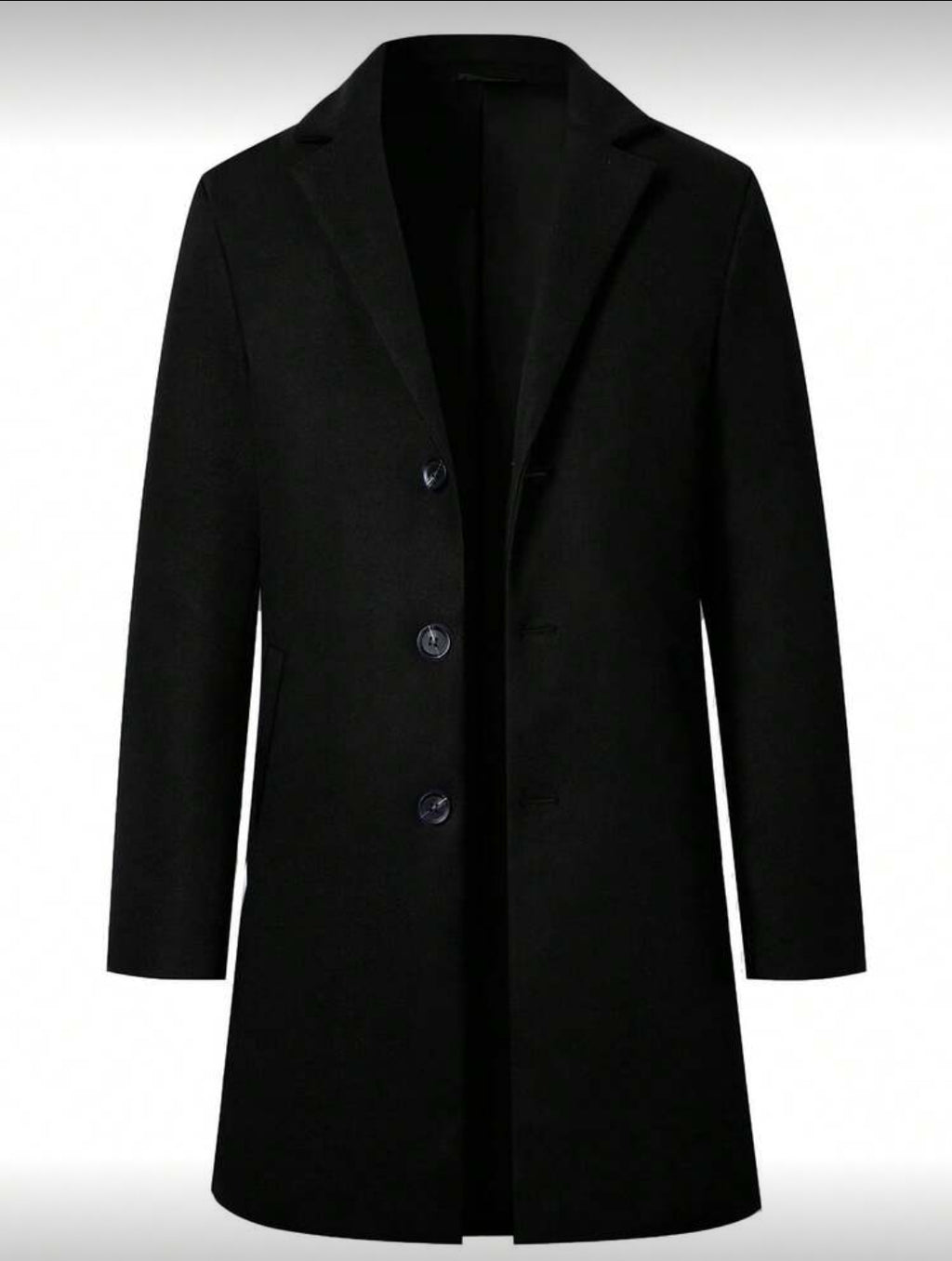 Men’s Thermal Wool Blend Overcoat
