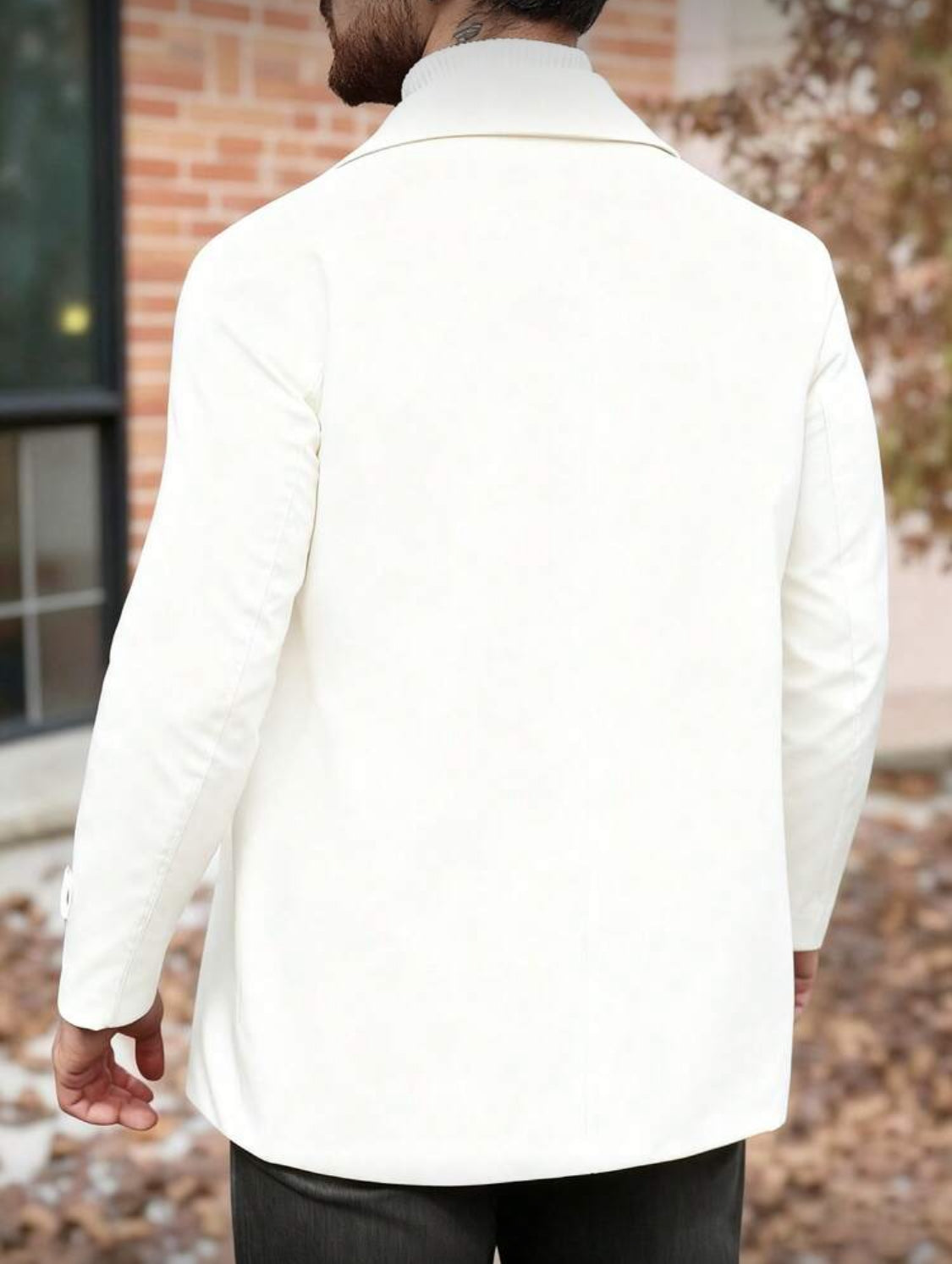 Men’s Classic Double-Breasted Peacoat