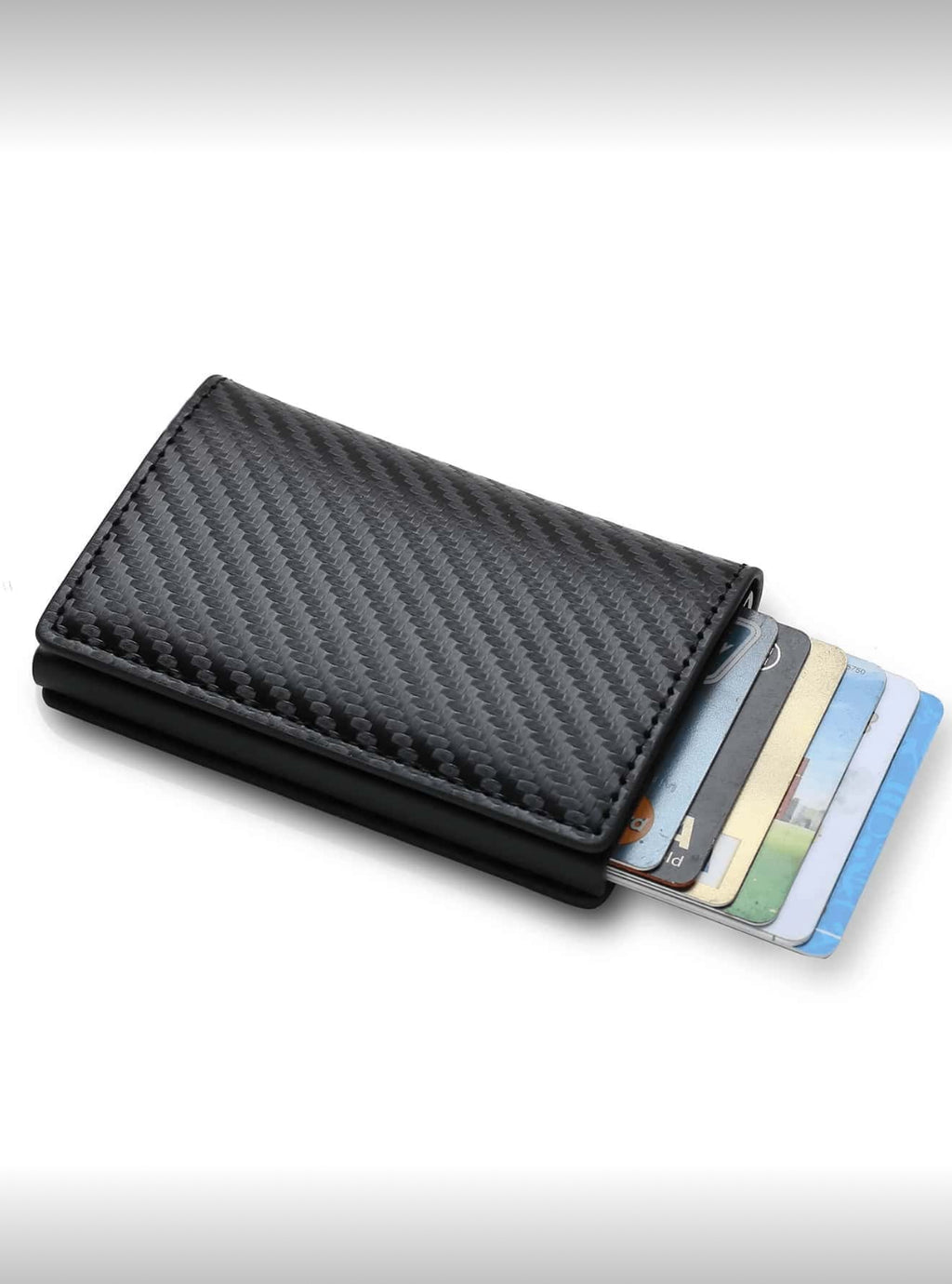Carbon Fiber RFID-Blocking Slim Wallet
