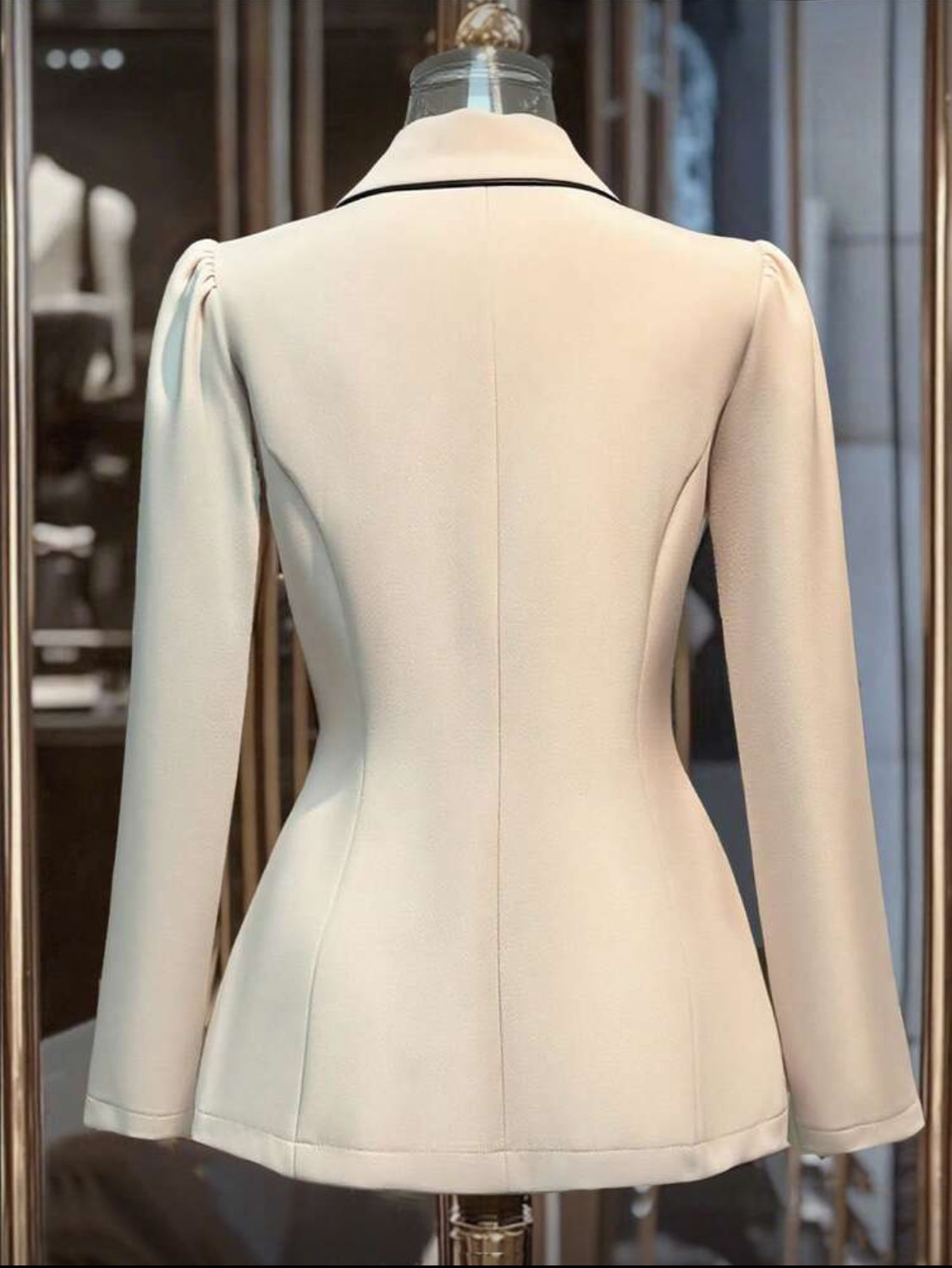Elegant Double-Breasted Tailored Blazer