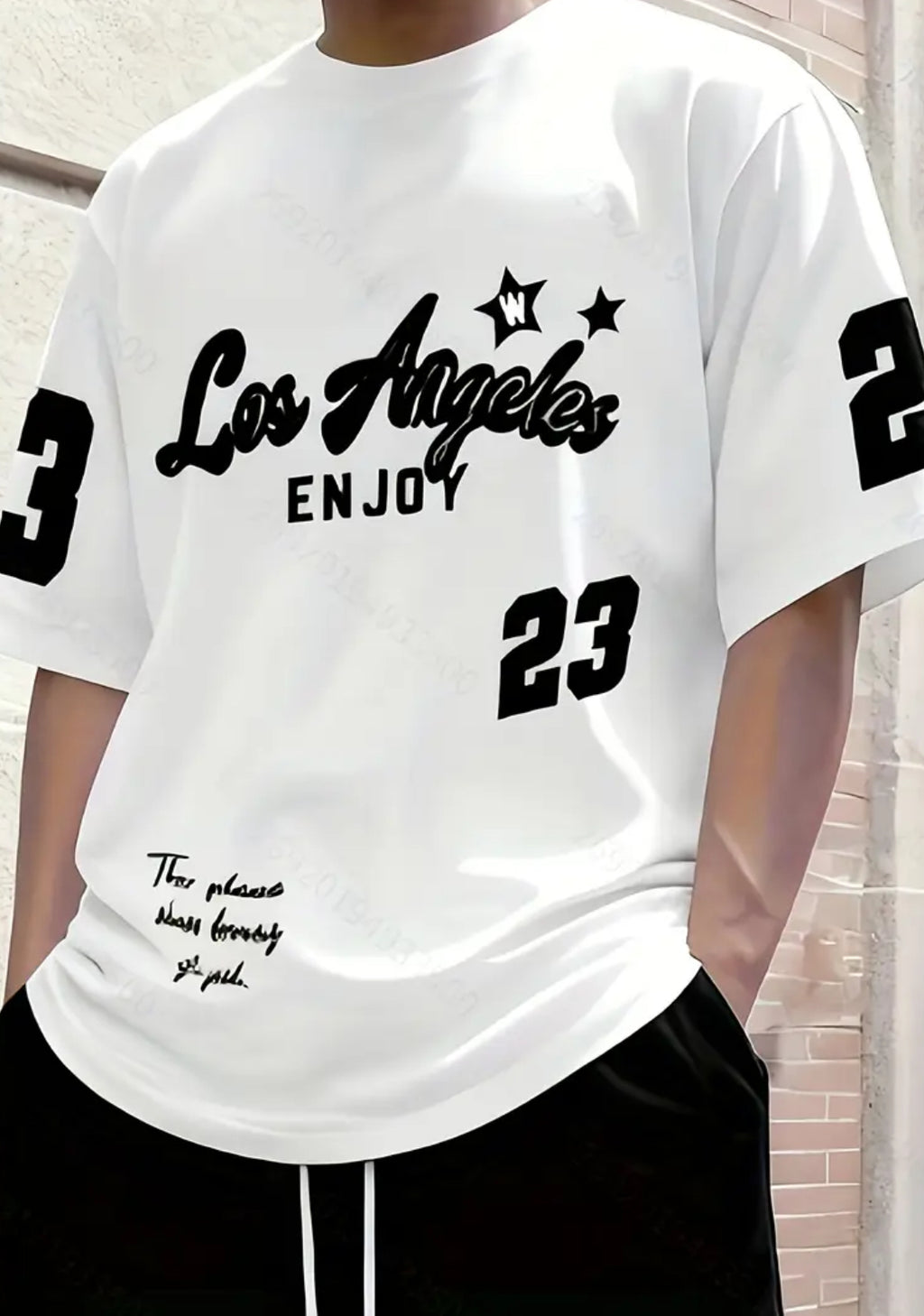 Los Angeles “23 Enjoy” Summer Two-Piece Set