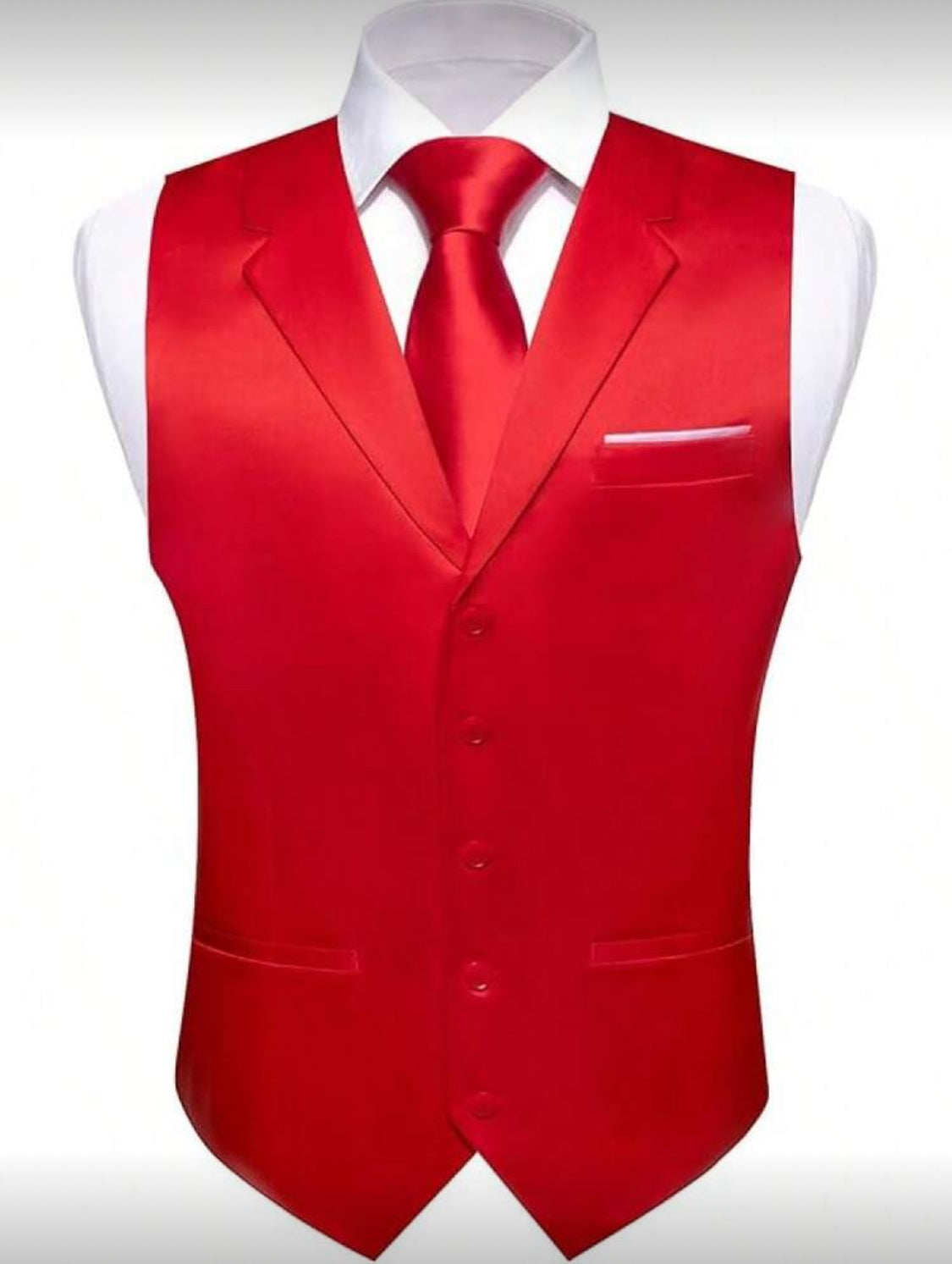 Luxury Paisley Men’s Waistcoat & Tie Set