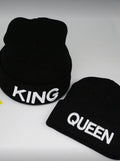 King & Queen Couple Beanie Set