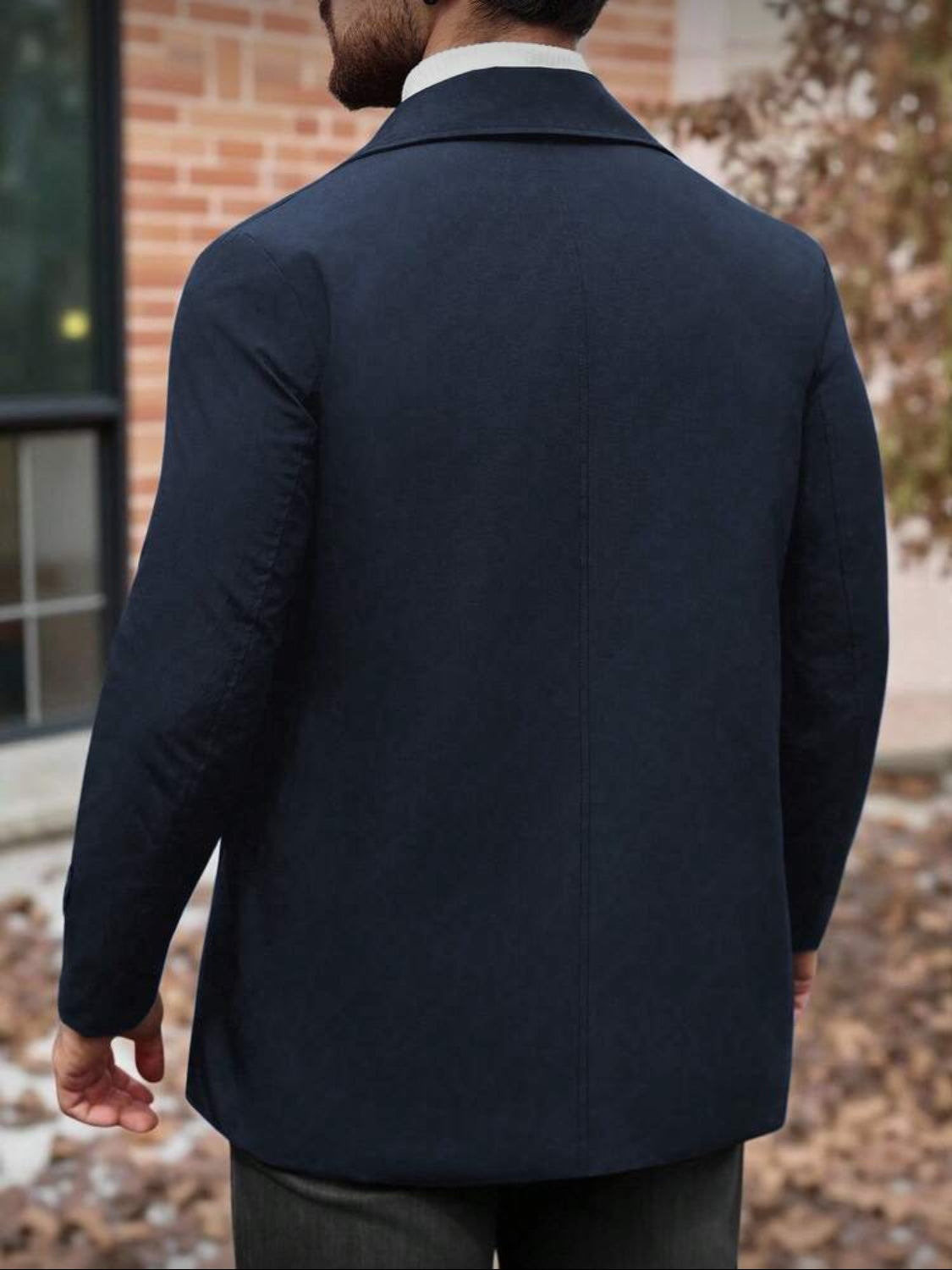 Men’s Classic Double-Breasted Peacoat