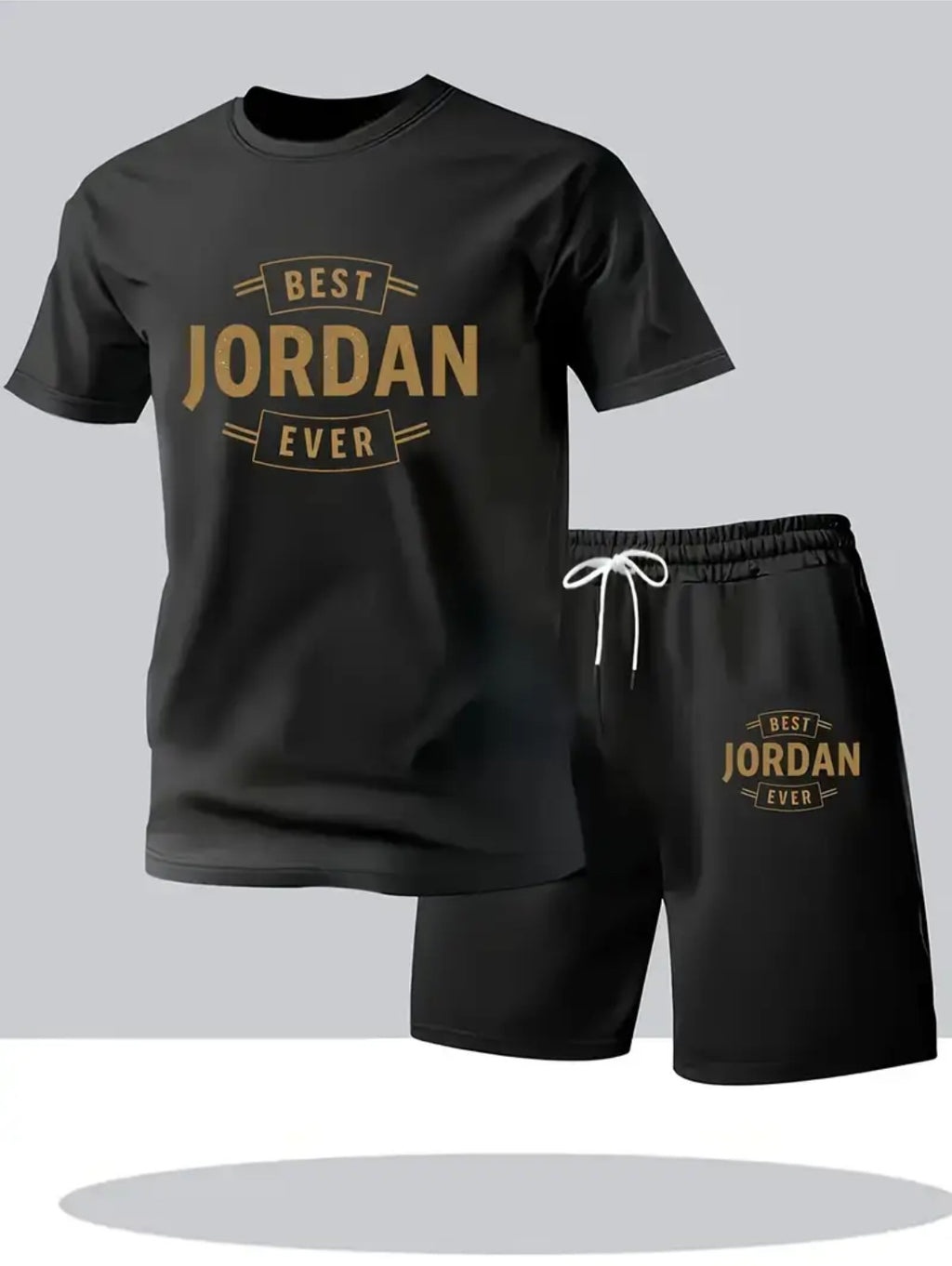 Best Jordan Ever™ Casual Two-Piece Set – T-Shirt & Shorts”