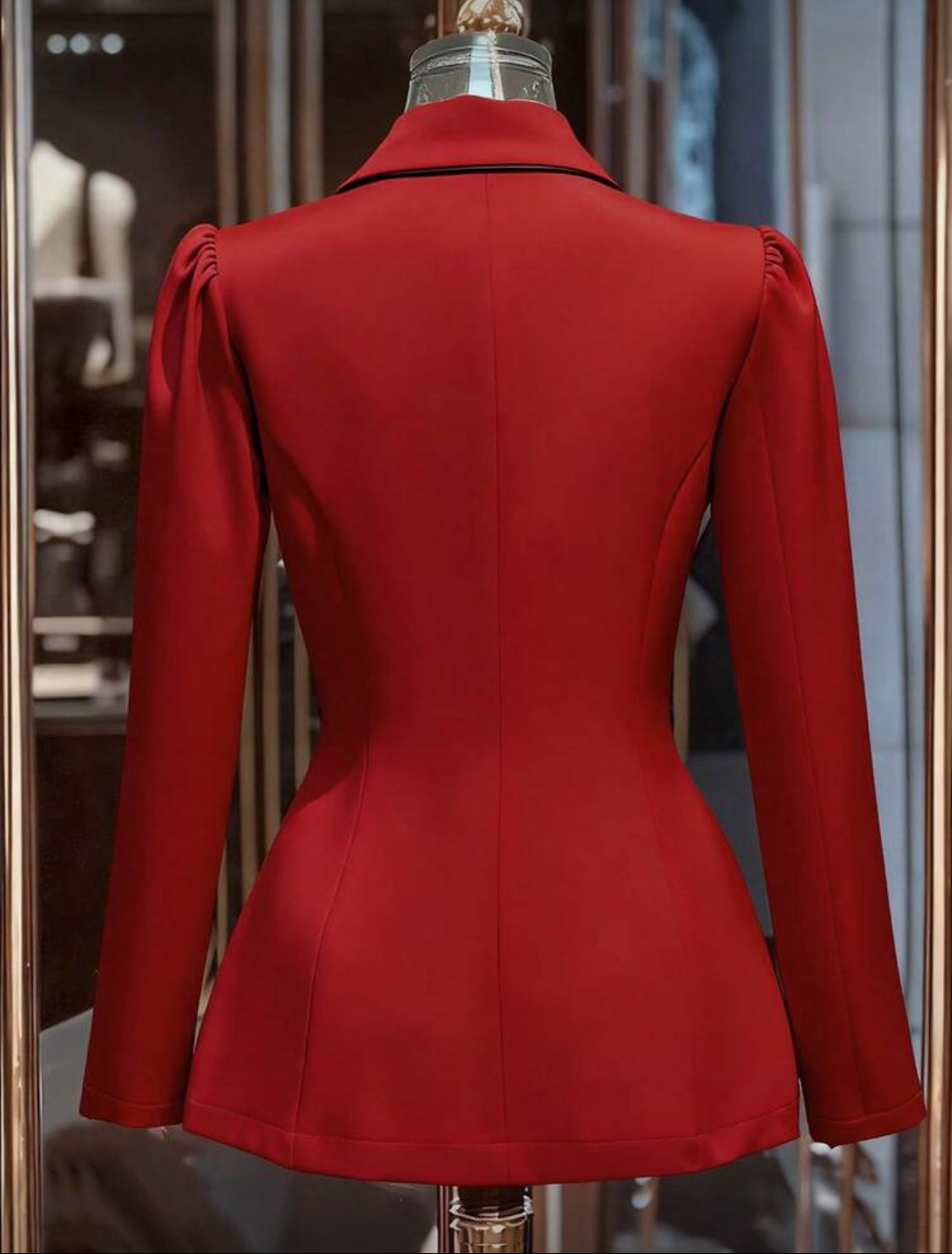 Elegant Double-Breasted Tailored Blazer