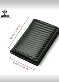Carbon Fiber RFID-Blocking Slim Wallet