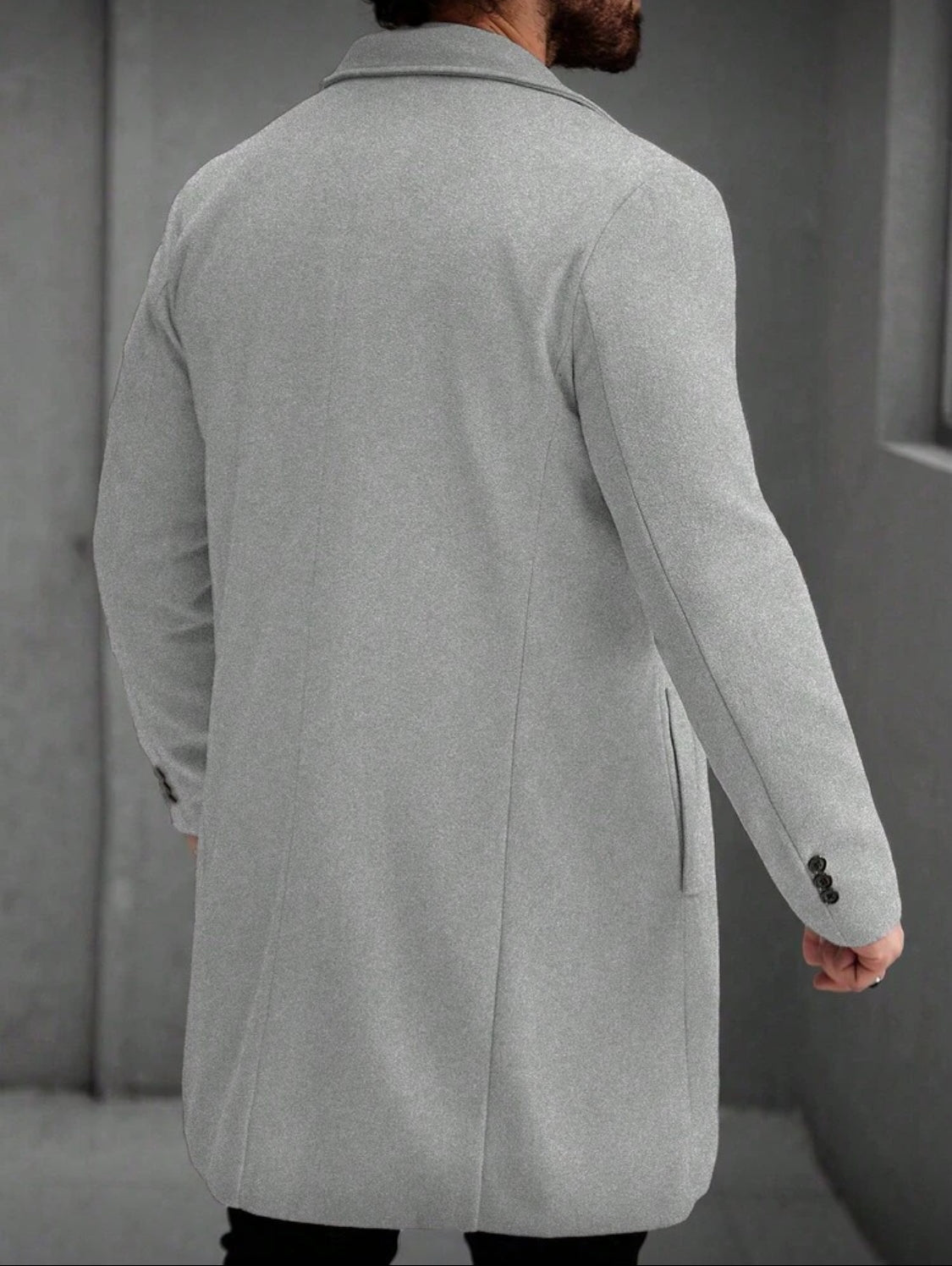 Men’s Premium Wool Blend Overcoat