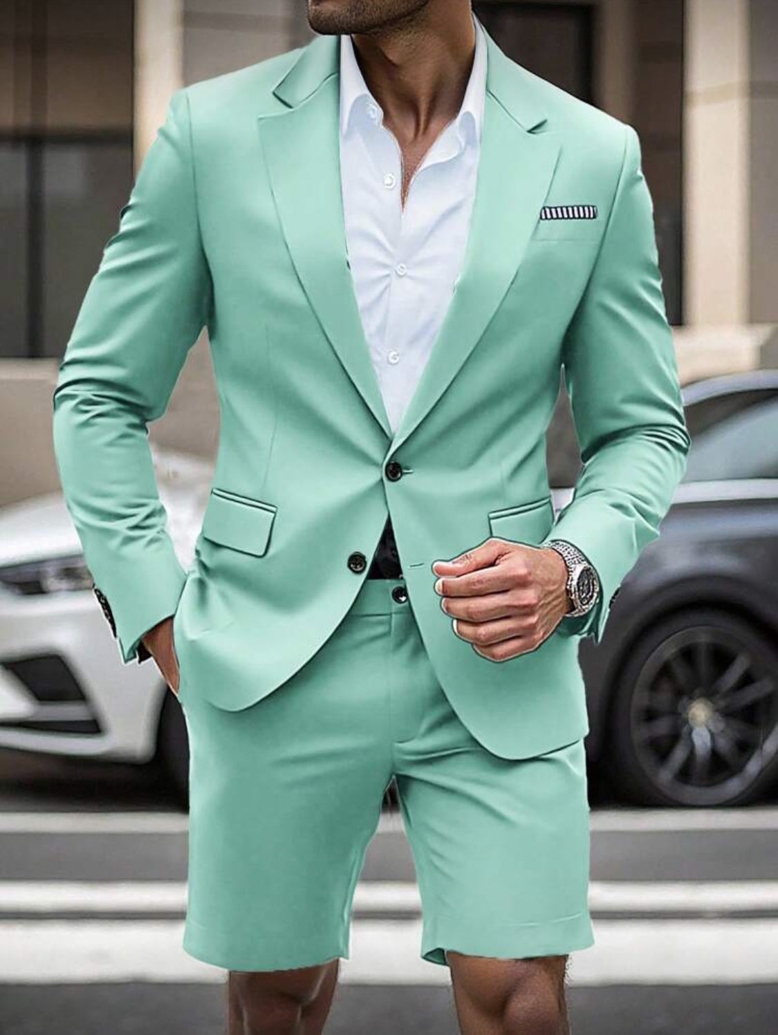 Mint Modern Summer Suit Set