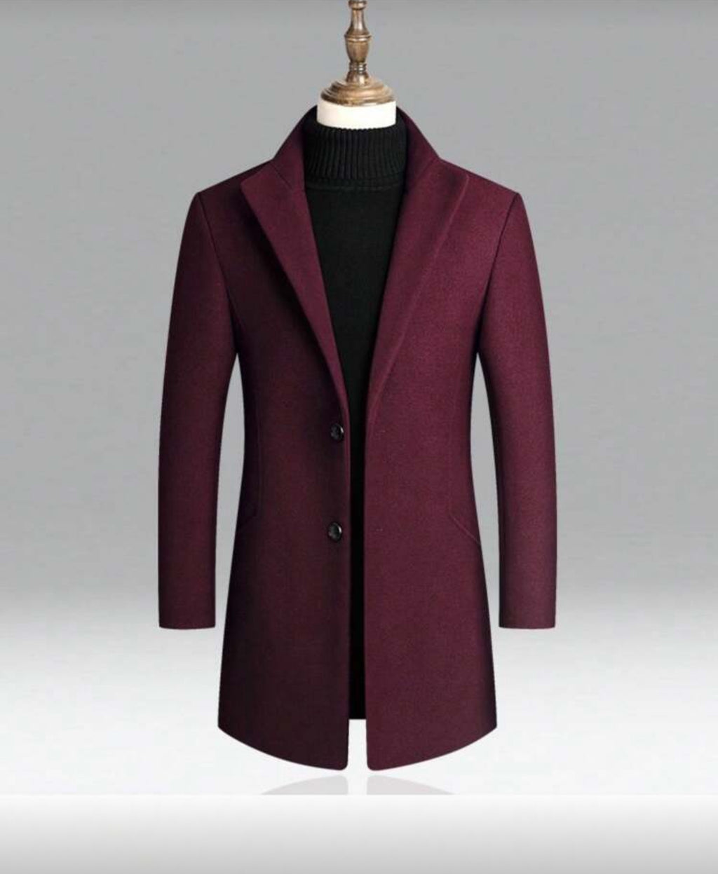 Men’s Thermal Wool Blend Overcoat