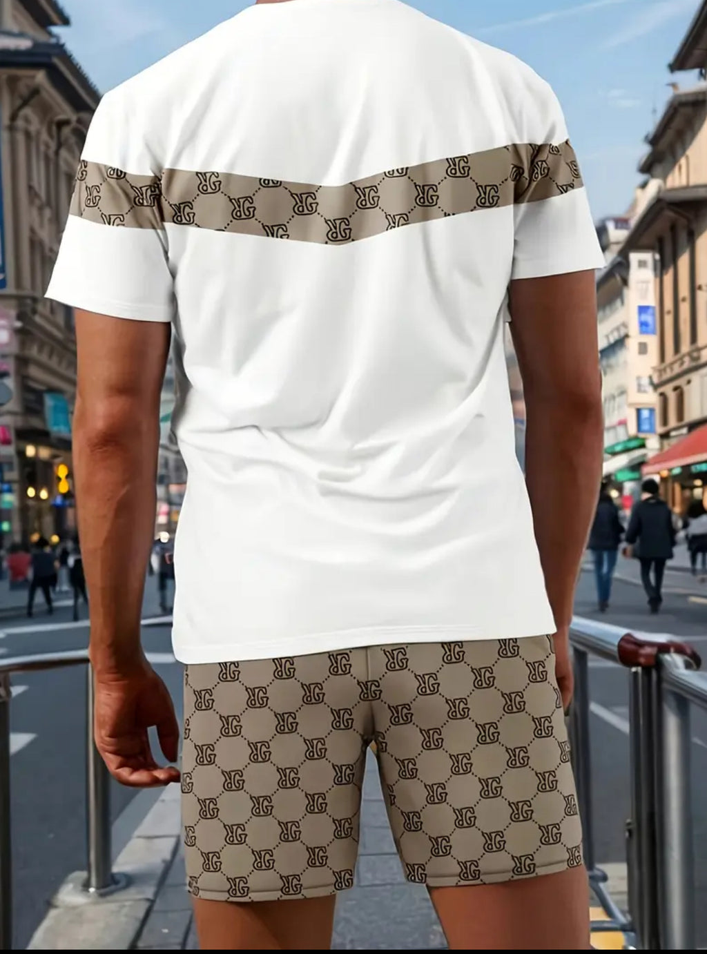 Luxury Monogram Casual Summer Set (2-Piece)