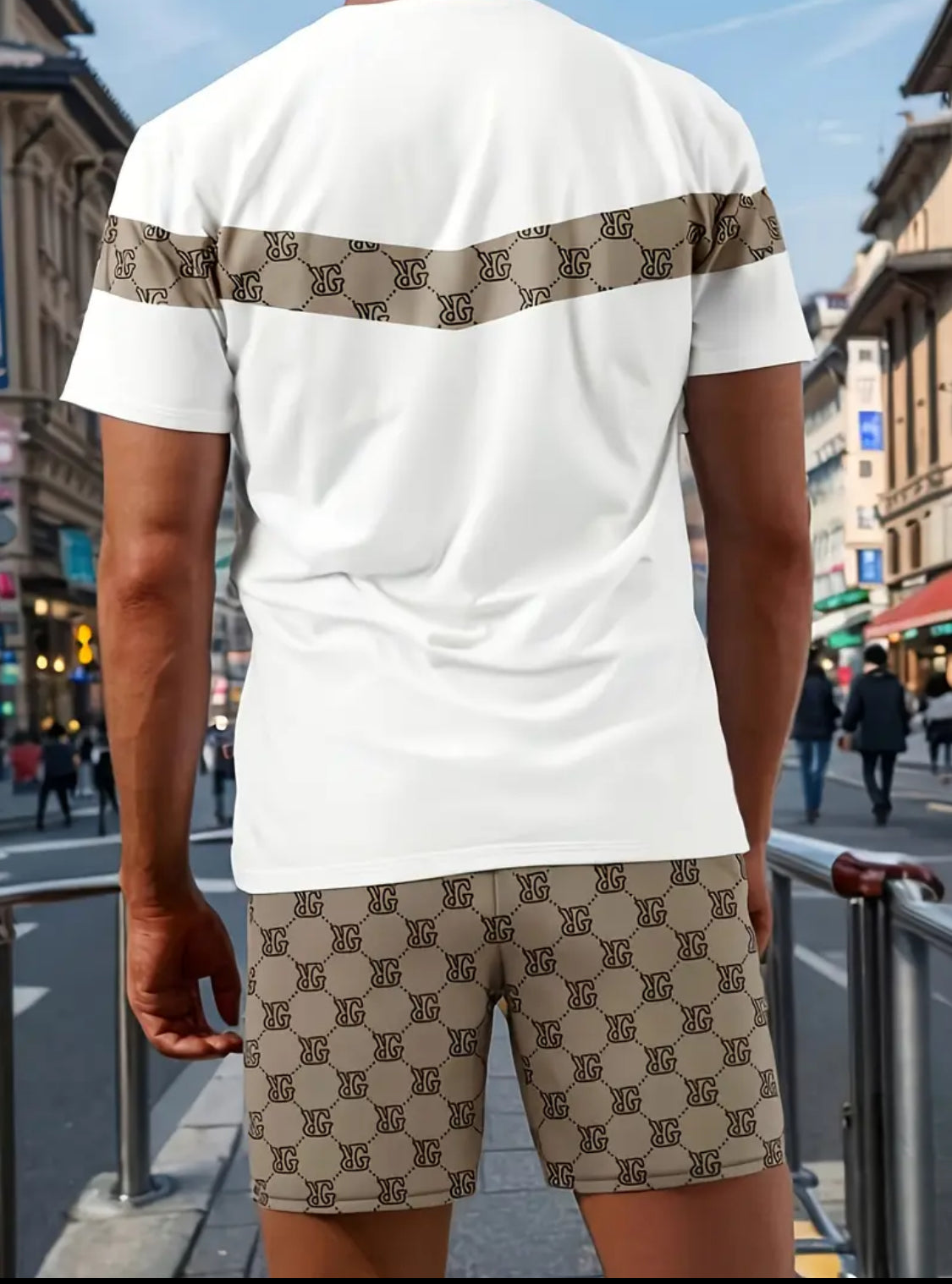 Luxury Monogram Casual Summer Set (2-Piece)