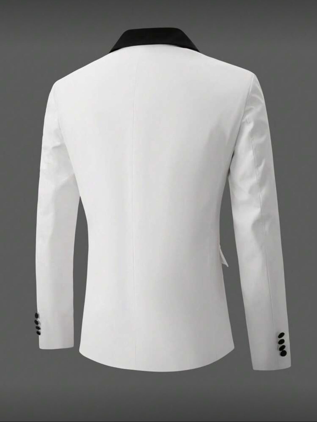 White & Black Classic Tuxedo Suit