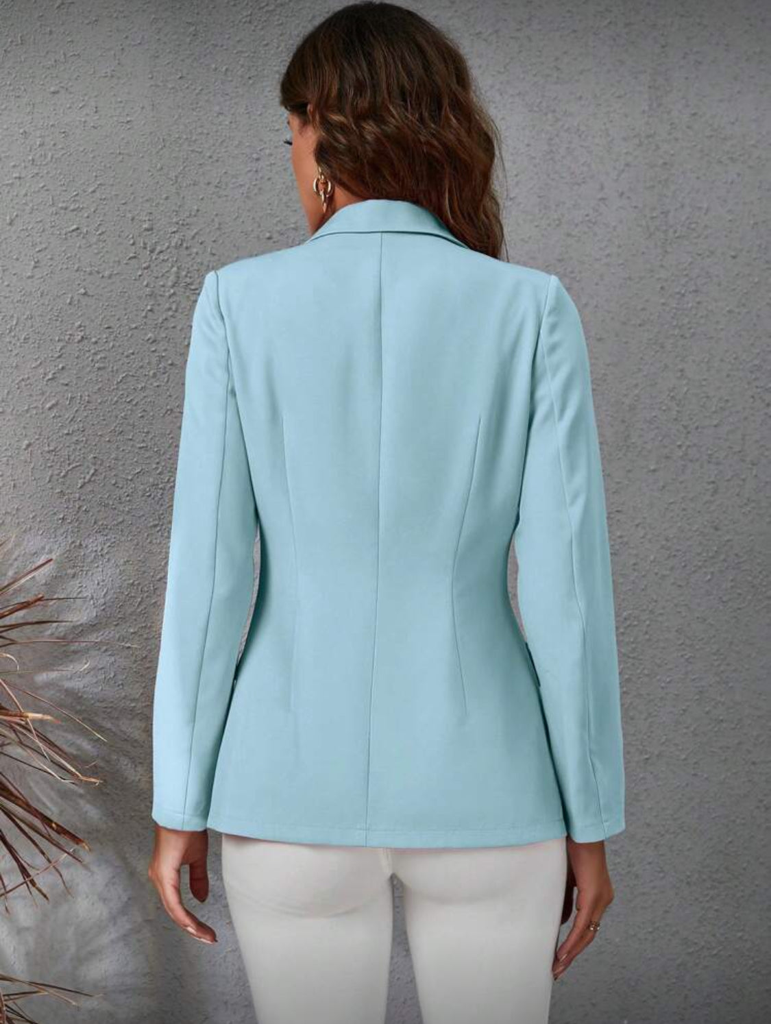 Elegant Double-Breasted Tailored Blazer