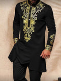 Premium Black & Gold Traditional Men’s Ensemble