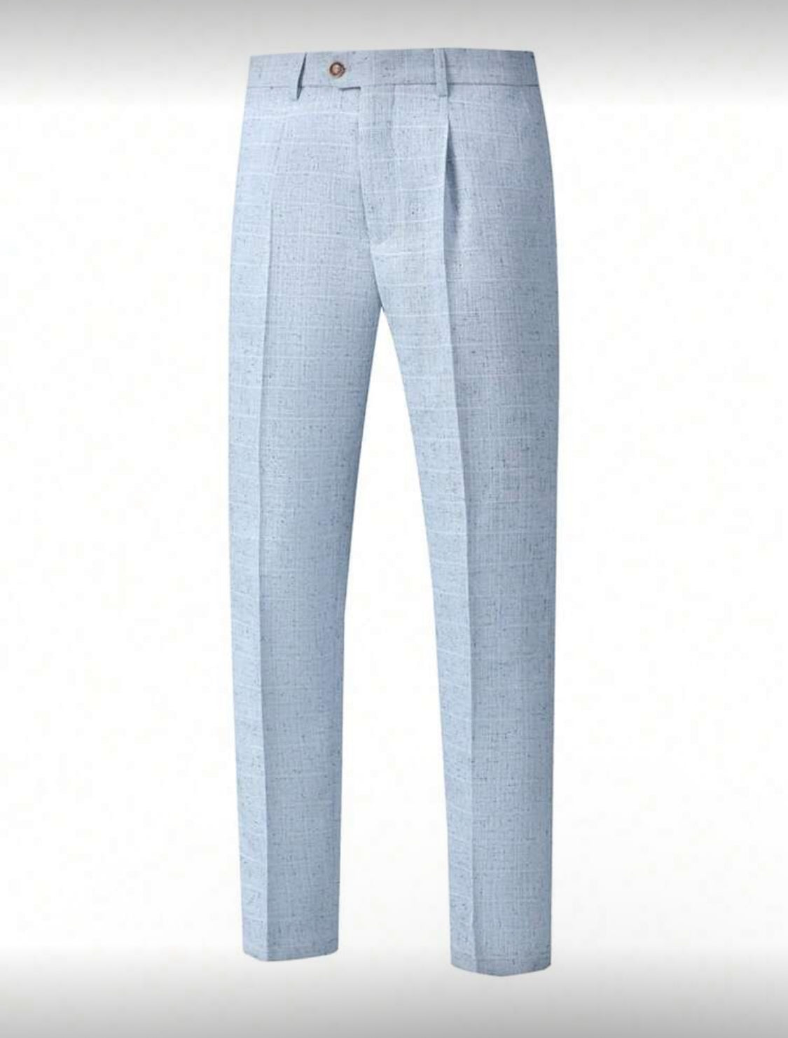 Classic Light Blue Double-Breasted Men’s Suit