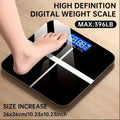 High-Definition Digital Bathroom Scale – Large LED Display, 396 lb Capacity