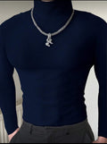 Men’s Slim Fit Ribbed Turtleneck Sweater