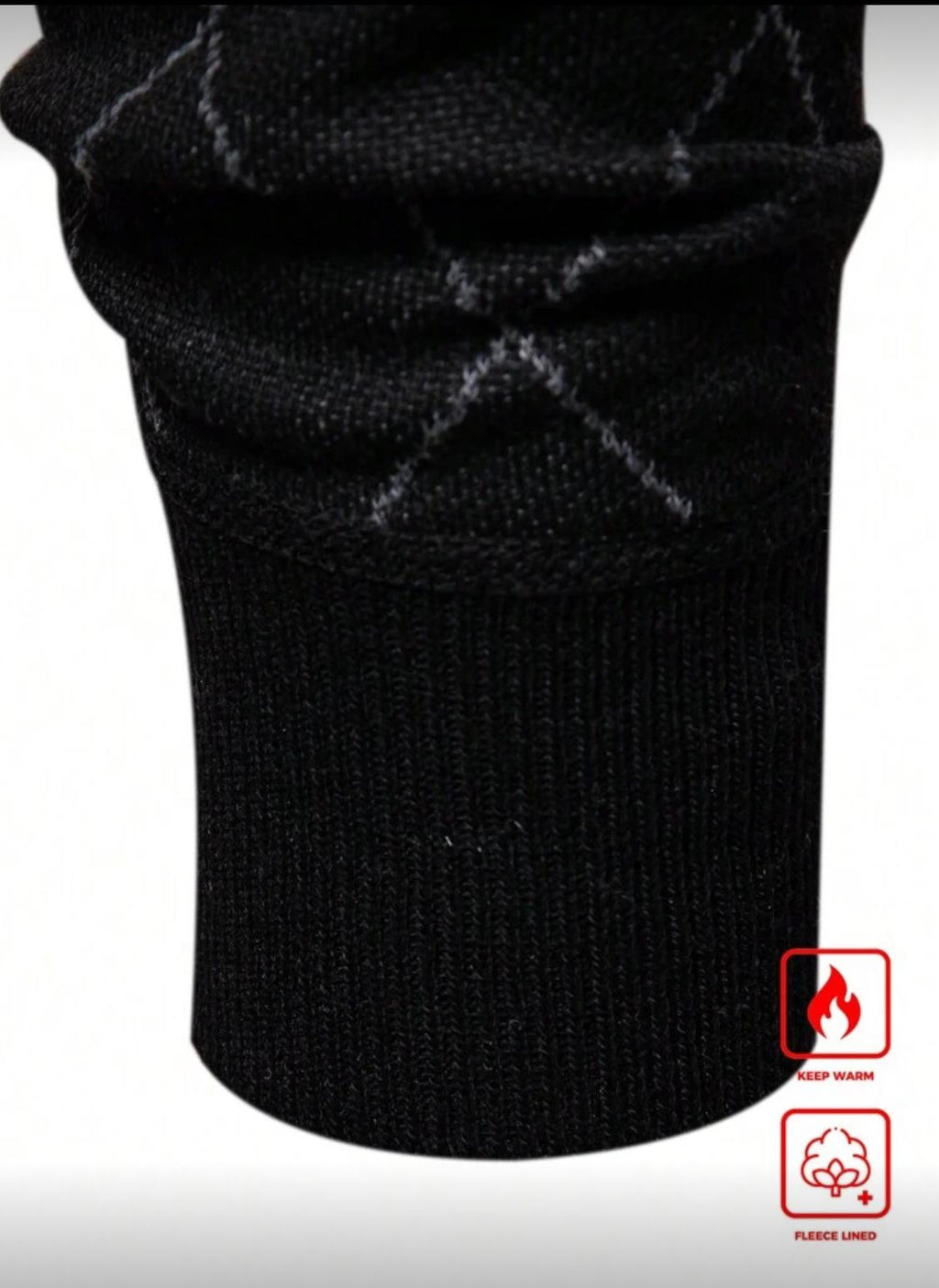 ELi’S Collection – Men’s Diamond-Pattern Quarter-Zip Sweater