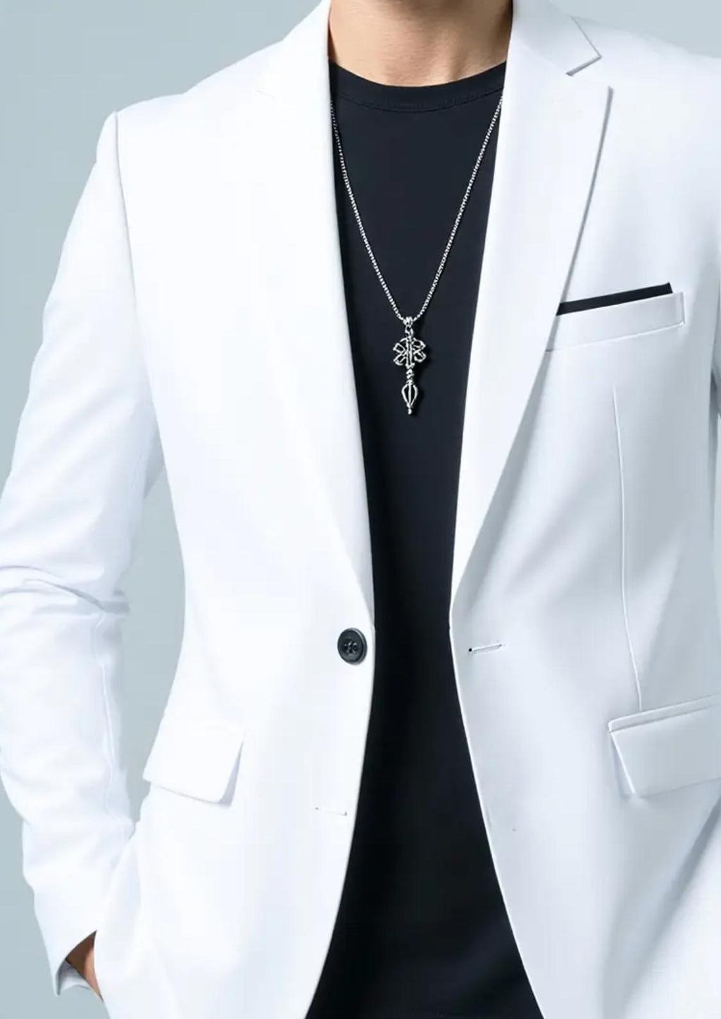 Men’s Slim Fit Blazer – Light Blue Casual & Formal Jacket | Modern Stylish Suit Coat